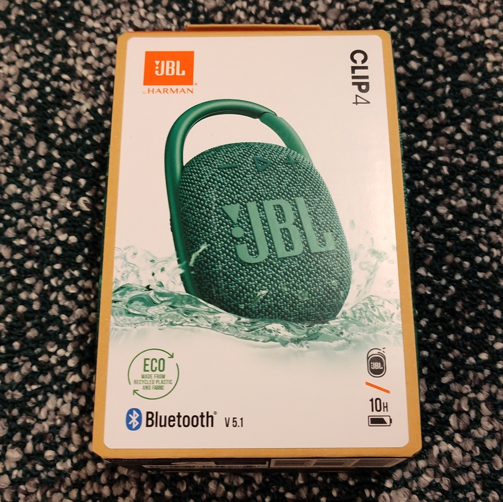 NWT! JBL Clip 4 Bluetooth Speaker